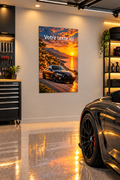 Tableau en aluminium personnalisé dans un garage particulier